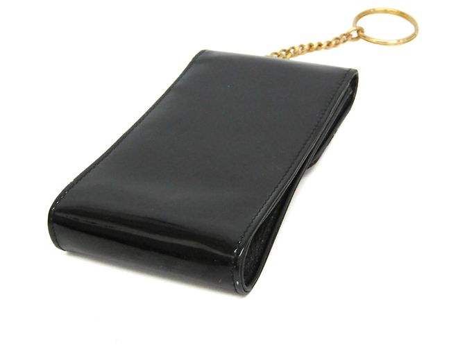 Chanel Porta chiavi Vernice N/a Nero - vista 2