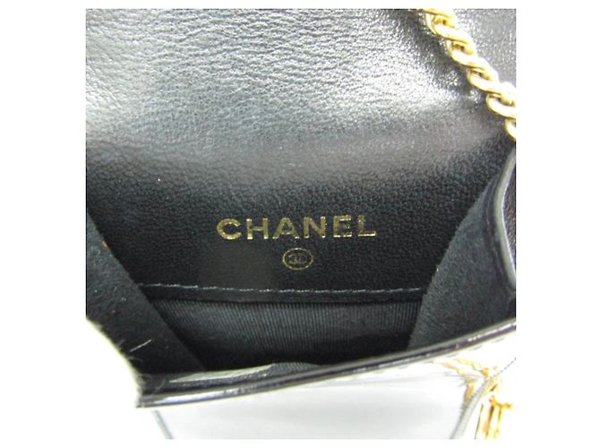Chanel Porta chiavi Vernice N/a Nero - vista 4
