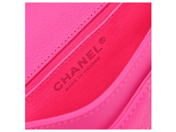 Chanel Reissue 2.55 Flap Clutch em couro de bezerro matelassé envelhecido Rosa - vista 4