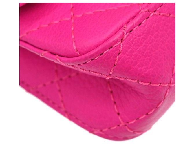 Chanel Reissue 2.55 Flap Clutch em couro de bezerro matelassé envelhecido Rosa - vista 7
