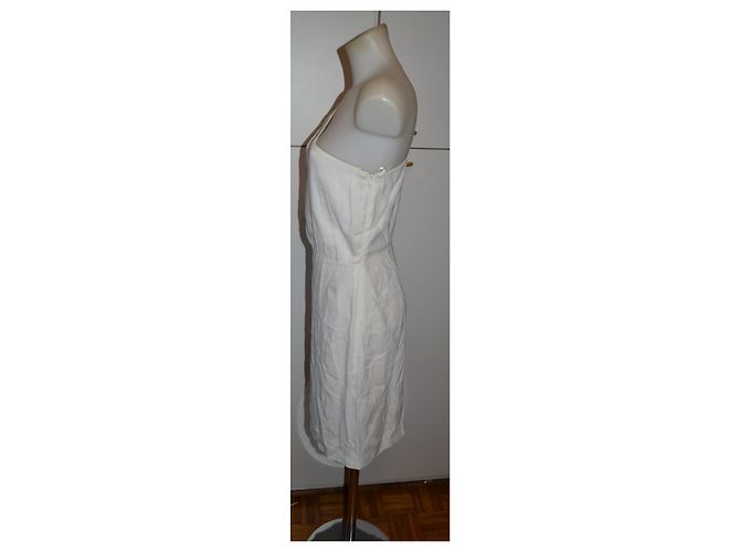 Autre Marque Richmond einschultriges weißes Kleid - Ansicht 4