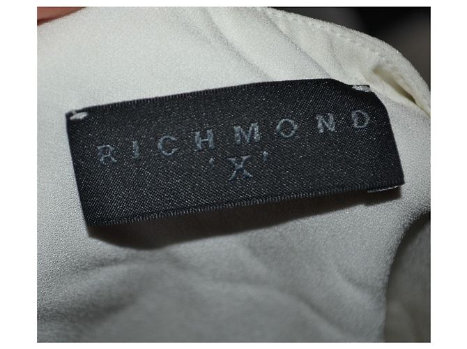 Autre Marque Richmond einschultriges weißes Kleid - Ansicht 6