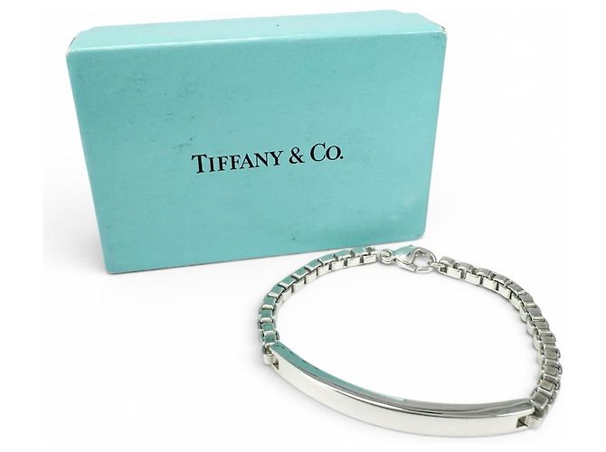 Tiffany & Co Bracciale a catena Venetian Link ID con ciondolo Tiffany Argento - vista 2