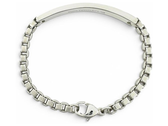 Tiffany & Co Bracciale a catena Venetian Link ID con ciondolo Tiffany Argento - vista 3