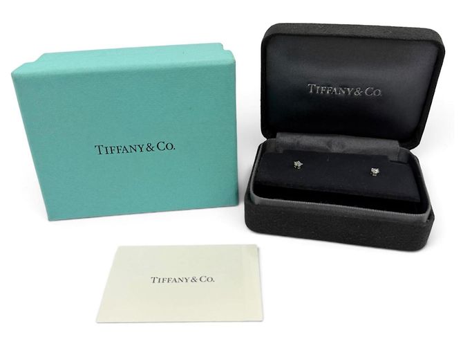 Tiffany & Co. Platin-Diamant-Stecker - Ansicht 2