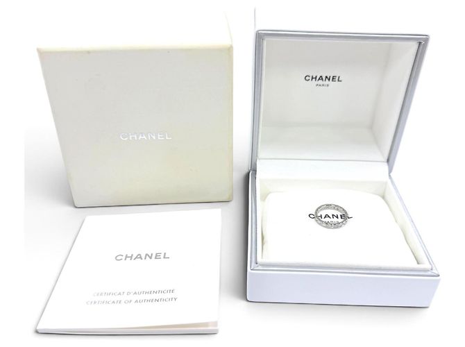 Anello Chanel J11387 Coco Crush in Platino 950 e Diamanti - vista 2