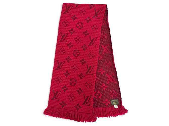 Louis Vuitton Ruby Monogram Stole Red - view 4