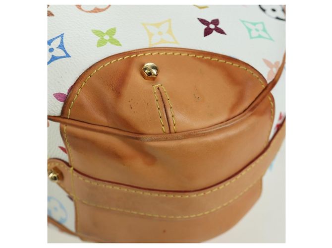 LOUIS VUITTON Monogram Multicolor Greta Hand Bag White M40195 LV - Ansicht 10