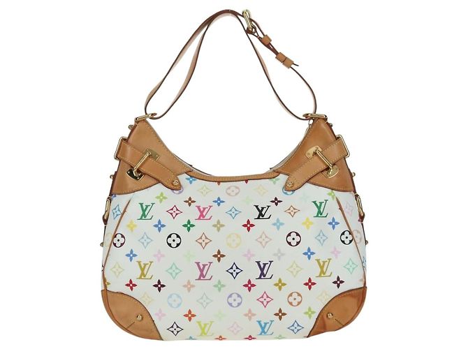LOUIS VUITTON Monogram Multicolor Greta Hand Bag White M40195 LV - Ansicht 2