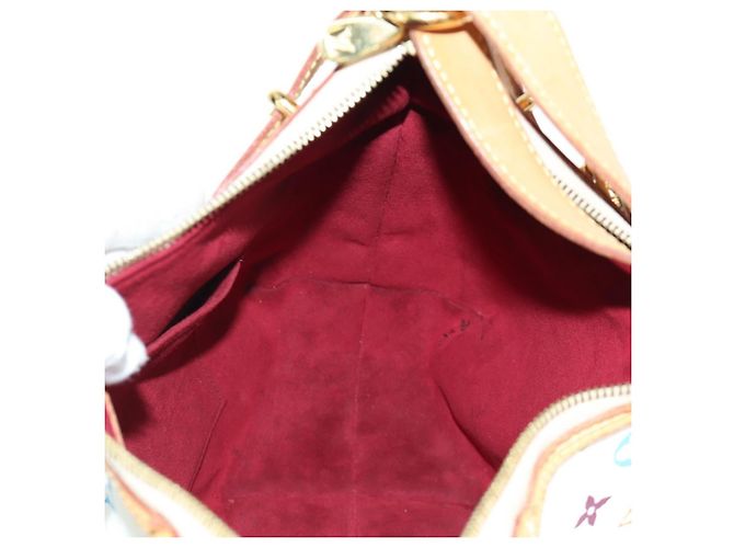 LOUIS VUITTON Monogram Multicolor Greta Hand Bag White M40195 LV - Ansicht 22