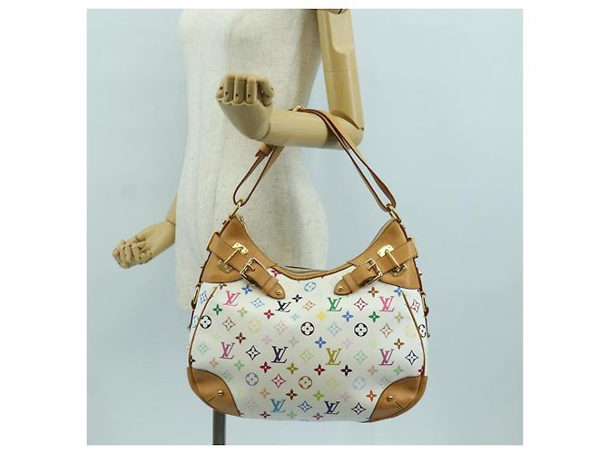 LOUIS VUITTON Monogram Multicolor Greta Hand Bag White M40195 LV - Ansicht 24