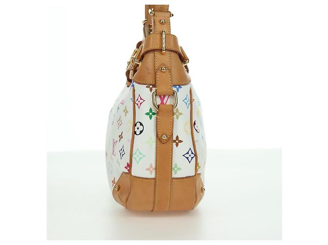 LOUIS VUITTON Monogram Multicolor Greta Hand Bag White M40195 LV - Ansicht 3