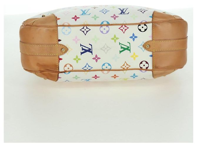 LOUIS VUITTON Monogram Multicolor Greta Hand Bag White M40195 LV - Ansicht 5