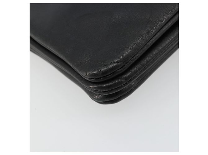 Céline CELINE Trio Shoulder Bag Cuir Noir Or - vue 11