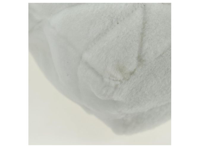 PRADA Bolsa Tote em Tosquia Mouton White Silver - vista 10