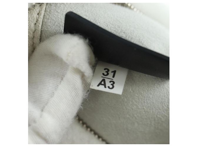 PRADA Bolsa Tote em Tosquia Mouton White Silver - vista 23