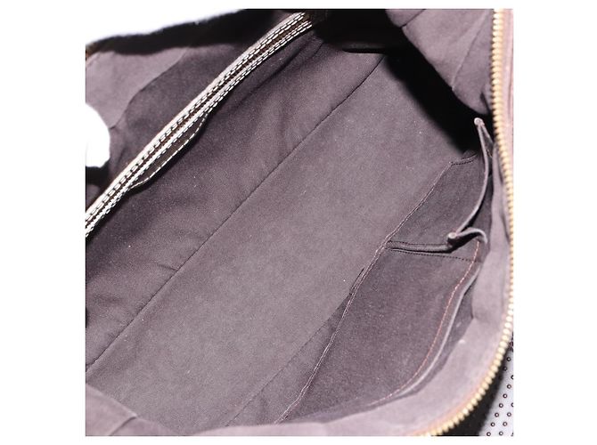 LOUIS VUITTON Monogram Mini Lin Boulogne Bag Brown Ebene M95225 LV - vista 11