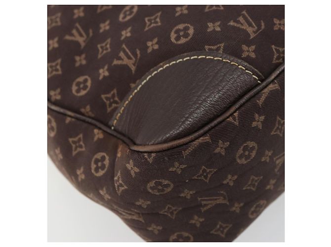 LOUIS VUITTON Monogram Mini Lin Boulogne Bag Brown Ebene M95225 LV - vista 14