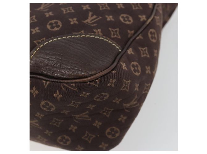LOUIS VUITTON Monogram Mini Lin Boulogne Bag Brown Ebene M95225 LV - vista 15