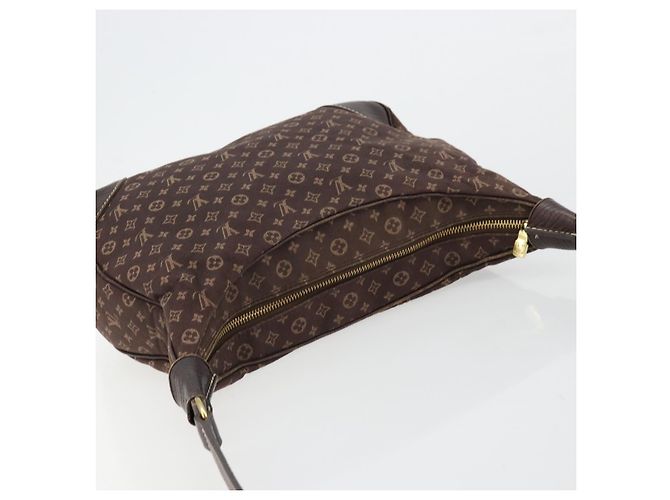 LOUIS VUITTON Monogram Mini Lin Boulogne Bag Brown Ebene M95225 LV - vista 6