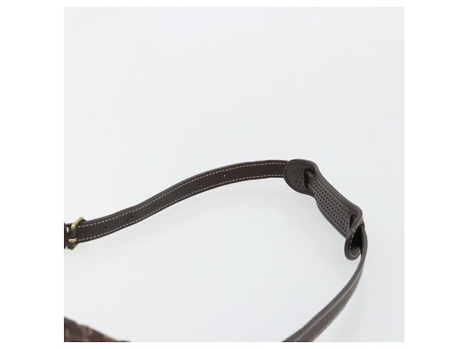LOUIS VUITTON Monogram Mini Lin Boulogne Bag Brown Ebene M95225 LV - vista 8