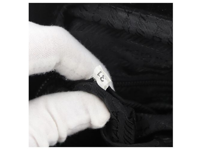 PRADA Handtasche Velor Black - Ansicht 21