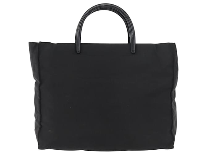PRADA Hand Bag Nylon Black Silver - vista 2