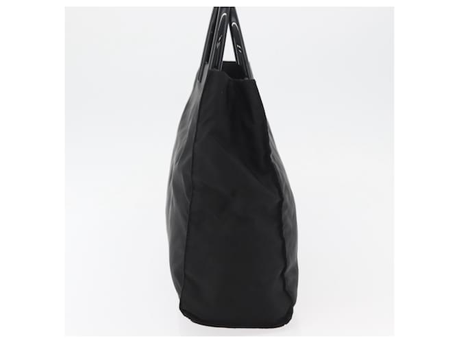 PRADA Hand Bag Nylon Black Silver - vista 4