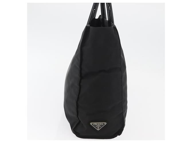 PRADA Hand Bag Nylon Black Silver - vista 5