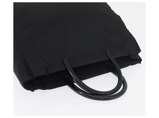 PRADA Hand Bag Nylon Black Silver - vista 6