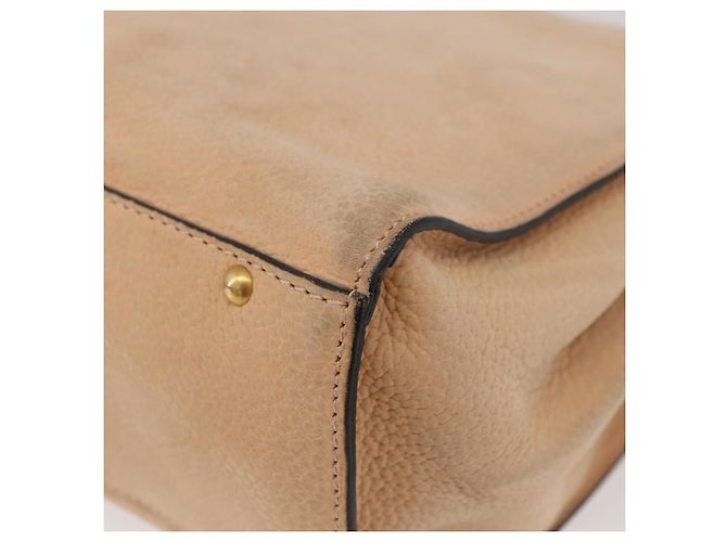 Céline CELINE Hand Bag Leather Beige Gold - vista 14