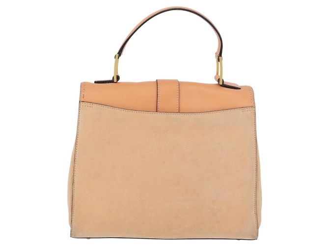 Céline CELINE Hand Bag Leather Beige Gold - vista 3