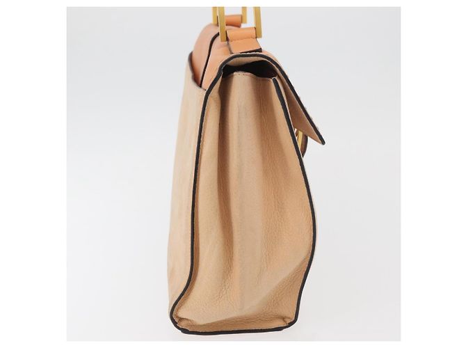 Céline CELINE Hand Bag Leather Beige Gold - vista 6