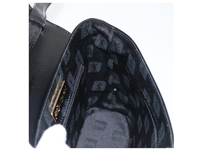 SAINT LAURENT Hand Bag Leather 2way Black Gold - vista 19