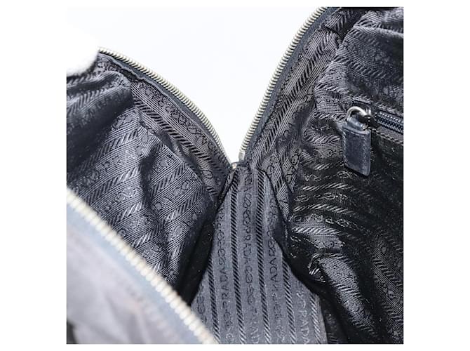 PRADA Hand Bag Nylon Black Silver - vista 22