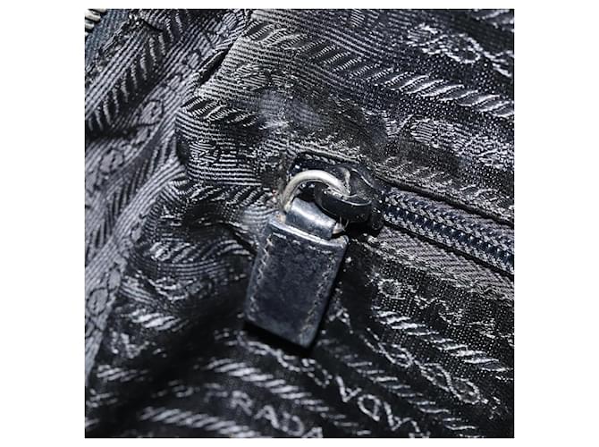 PRADA Hand Bag Nylon Black Silver - vista 23