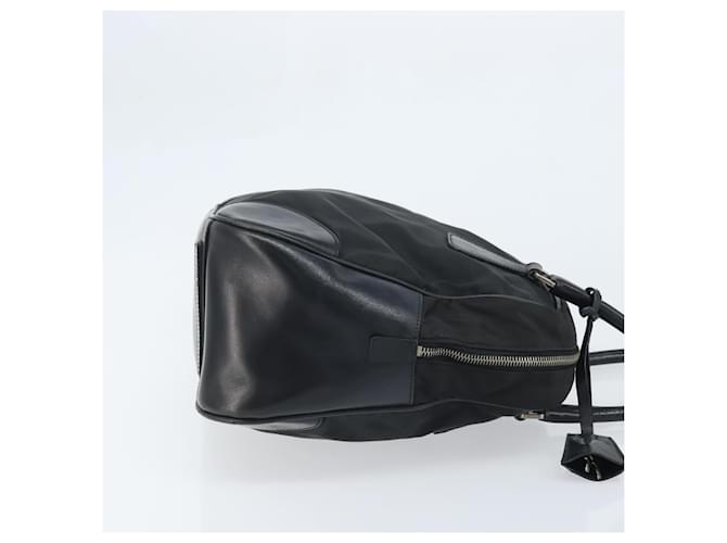 PRADA Hand Bag Nylon Black Silver - vista 3