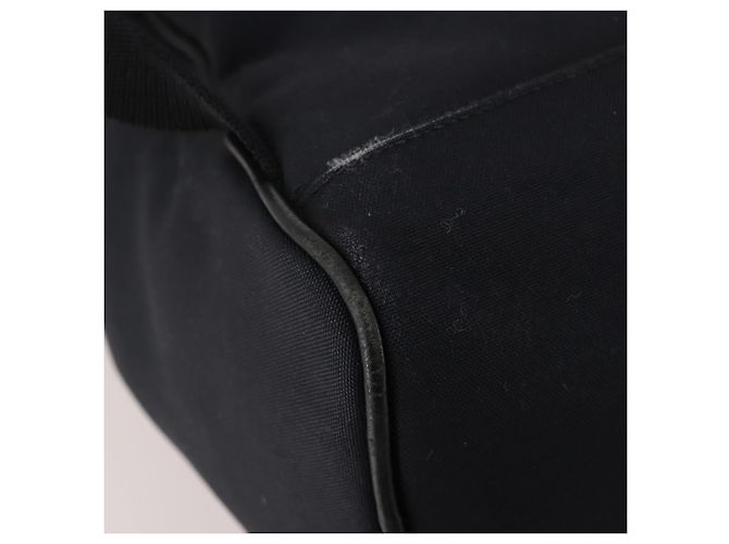 SAINT LAURENT Backpack Canvas Black Silver - vista 15