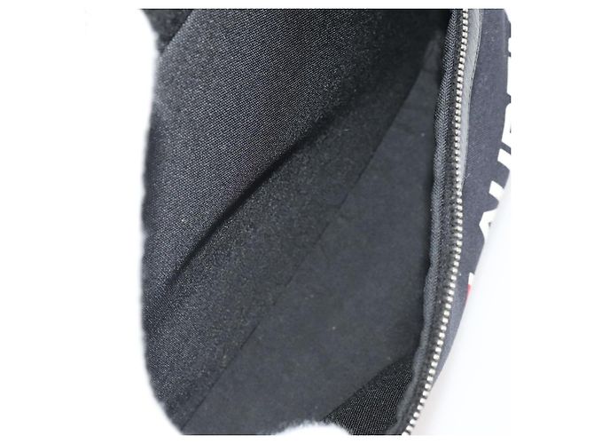 SAINT LAURENT Backpack Canvas Black Silver - vista 21