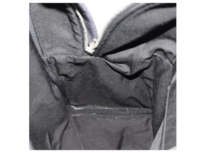 SAINT LAURENT Backpack Canvas Black Silver - vista 24