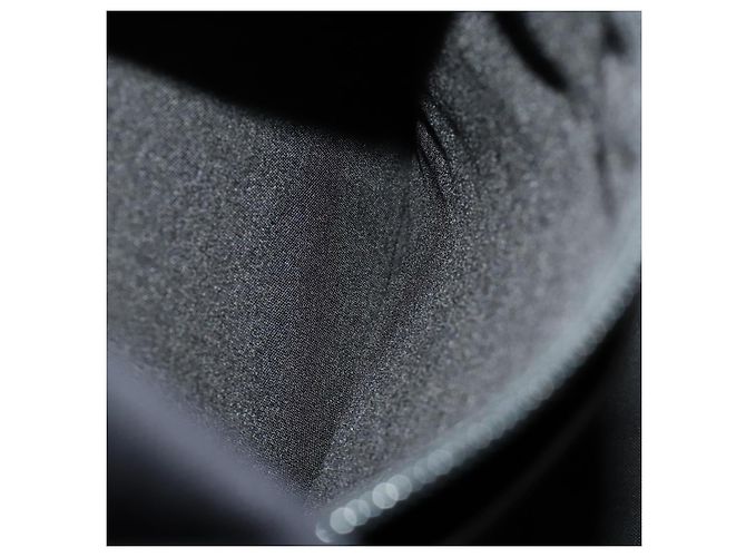 SAINT LAURENT Backpack Canvas Black Silver - vista 28