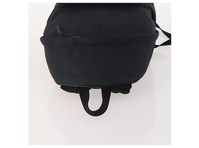 SAINT LAURENT Backpack Canvas Black Silver - vista 6