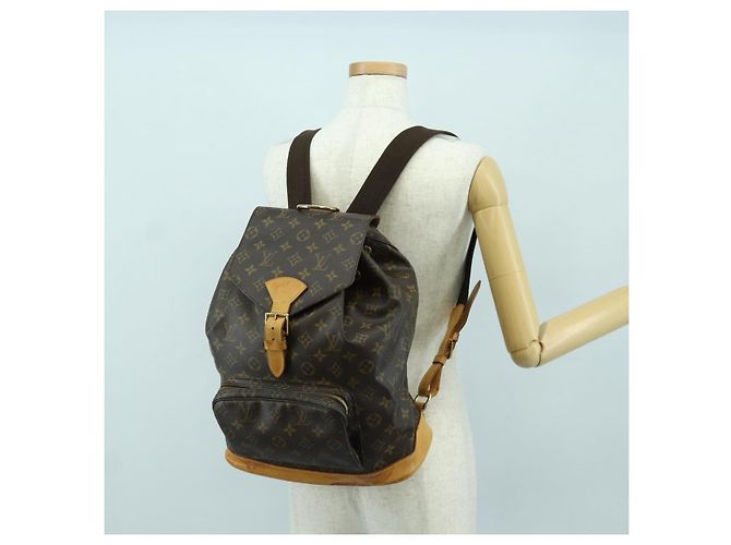 LOUIS VUITTON Monogram Montsouris GM Backpack M51135 LV - vista 32