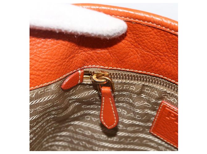 PRADA Hand Bag Logo jacquard 2way Beige Gold - vista 21
