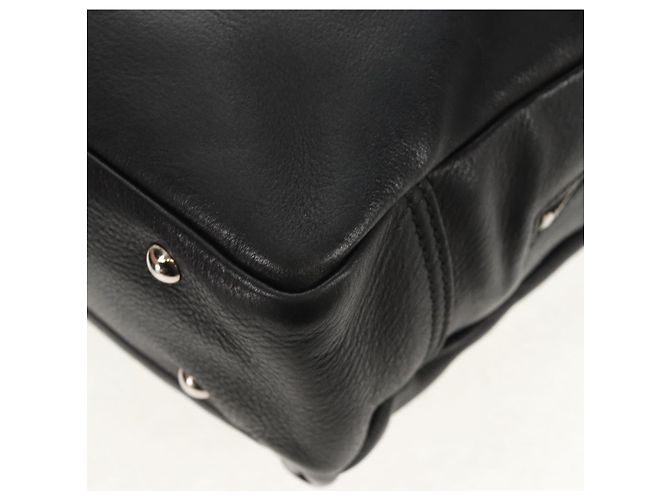 SAINT LAURENT Shoulder Bag Leather Black Silver 227747 - vista 13