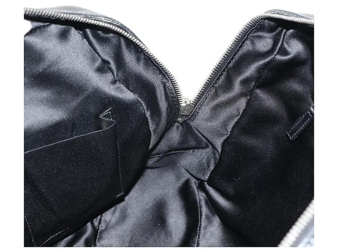SAINT LAURENT Shoulder Bag Leather Black Silver 227747 - vista 20