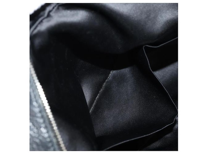 SAINT LAURENT Shoulder Bag Leather Black Silver 227747 - vista 21