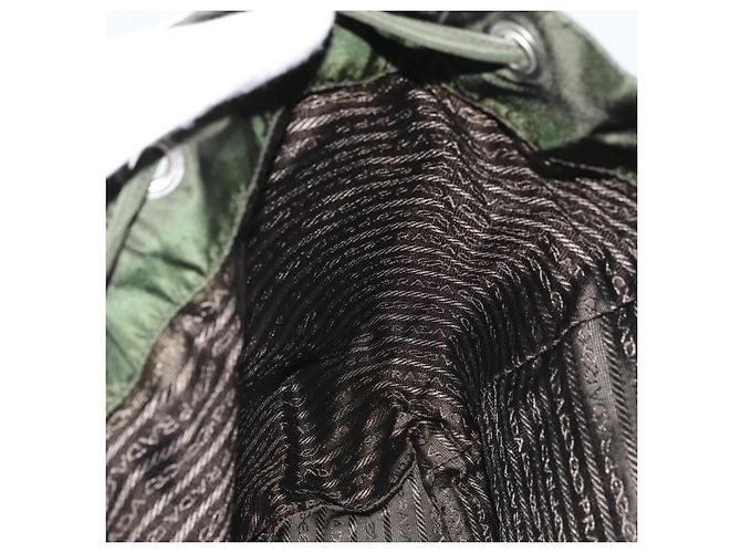 PRADA Rucksack Nylon Khaki Silver - Ansicht 23