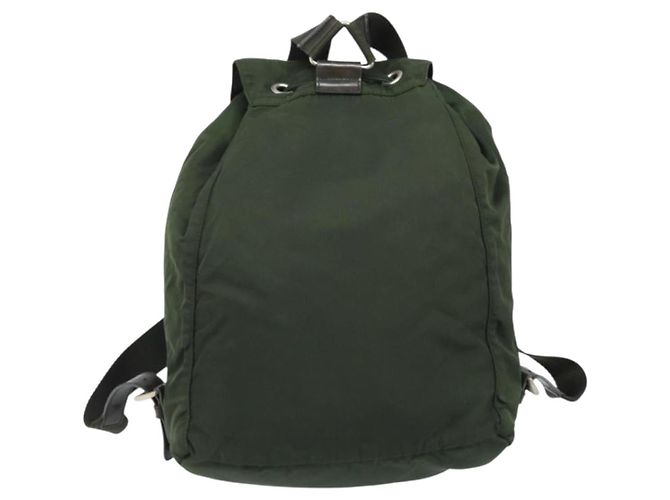 PRADA Rucksack Nylon Khaki Silver - Ansicht 3