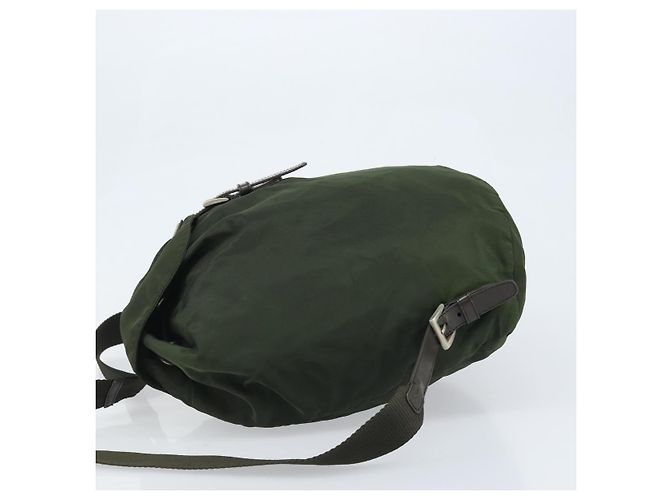 PRADA Rucksack Nylon Khaki Silver - Ansicht 5